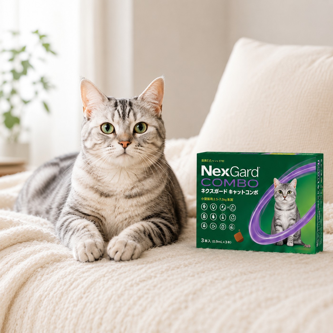 猫とネクスガードキャットコンボの商品イメージ